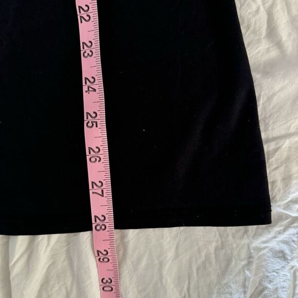 PUREJILL Top Womens Medium Black Pima Cotton Tee Basic Layer Capsule EUC - Picture 7 of 7